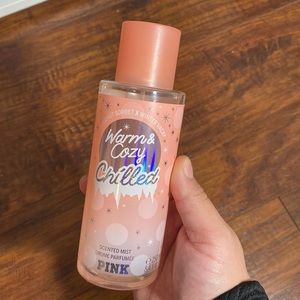 Pink warm and cozy chilled Fragrance mist